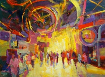 Hot Summer Night Painting