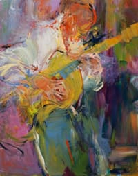 Painting a Solo Guitar