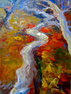 A Tree Falls in the Forest (36x24)