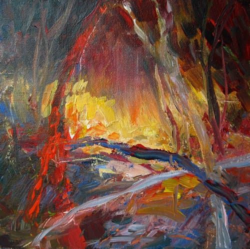 Sketch Swamp in the Afternoon