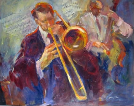 Trombone and Bass Fine Art