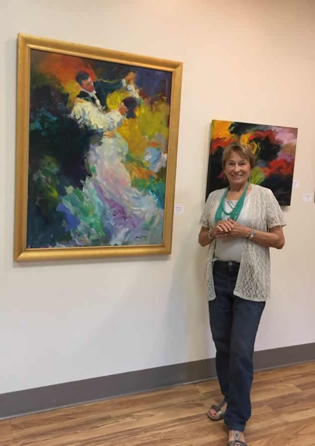 Artist sharing about life at SWCC