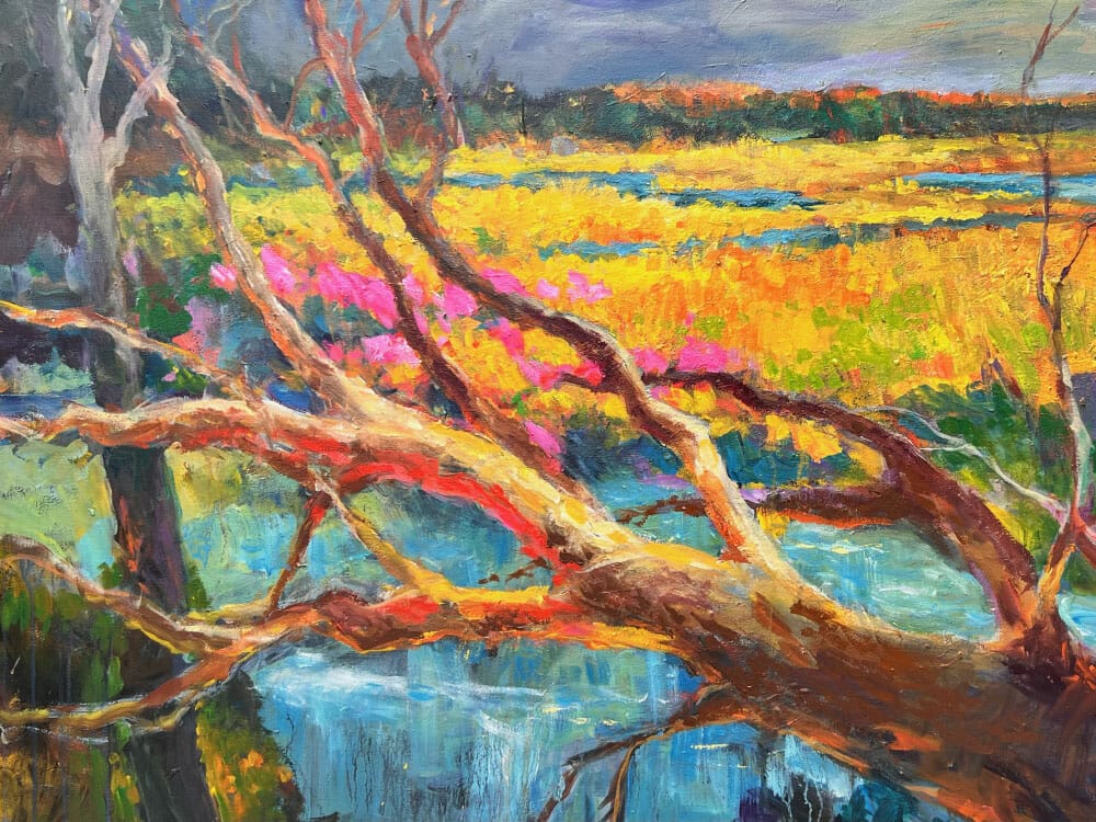 Tree Falls in the Marsh