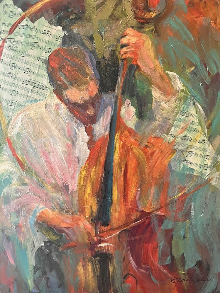 Bass Player 30x24