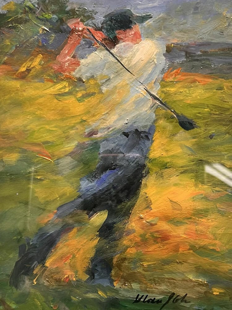 Beautiful Day in Links 16x12