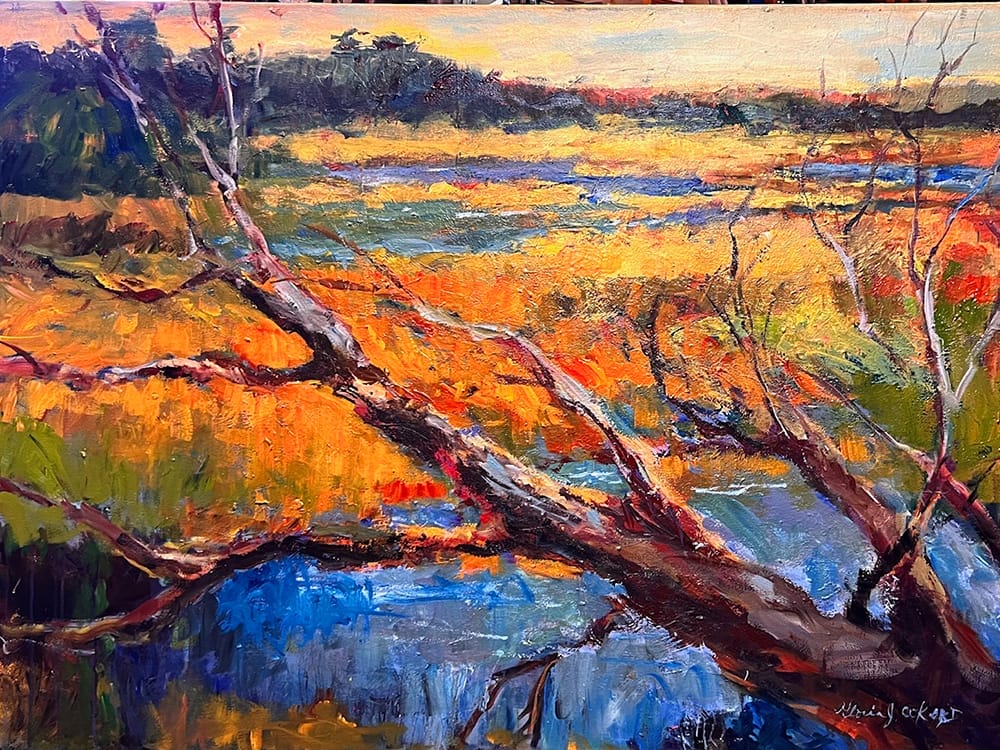 Tree Falls in the Marsh